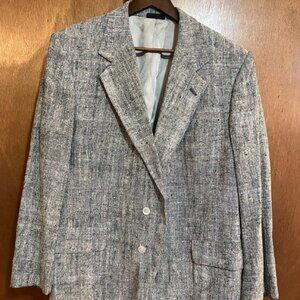Andover Reed Men Tweed Blazer Sport Coat 44R Gray Multi Color Wool Blend